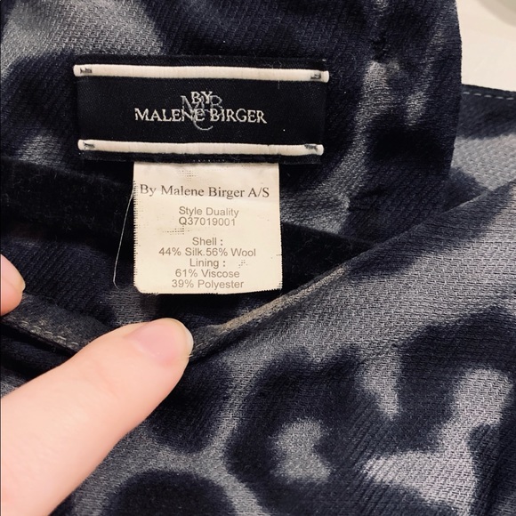 By Malene Birger Duality leopard wool blend dress - Picture 4 of 7